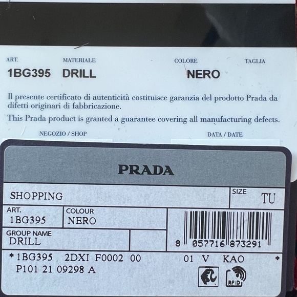 Prada canvas drill tote - New!!! - Picture 3 of 9